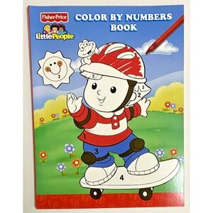 Fisher-Price Little People COLOR BY‎ NUMBERS Book